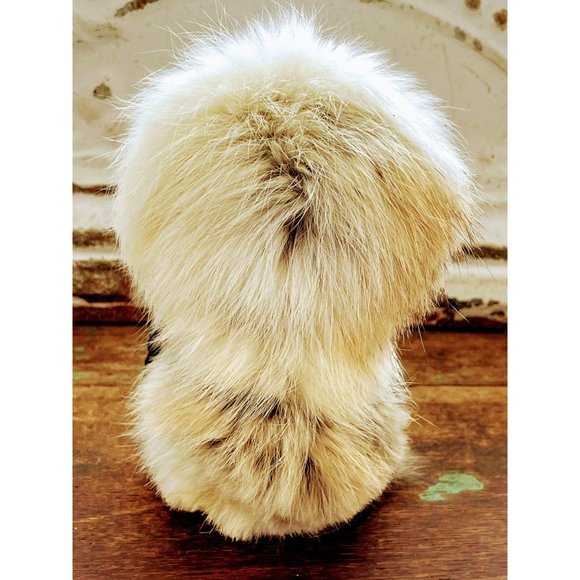 Vintage Rabbit Fur Eskimo Doll Leather glass eyes - Picture 5 of 9